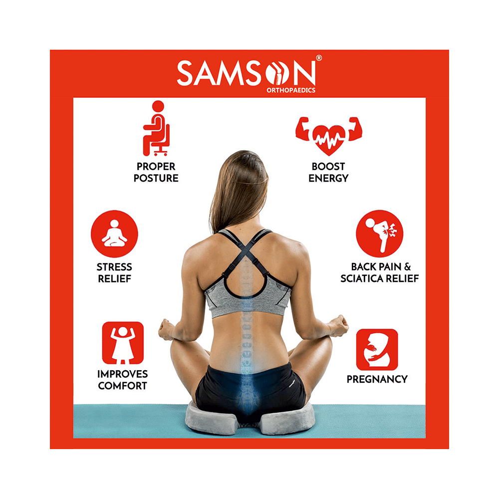 Samson LS0409 Tailbone Support (Coccyx Cushion) Universal Grey - Image 9