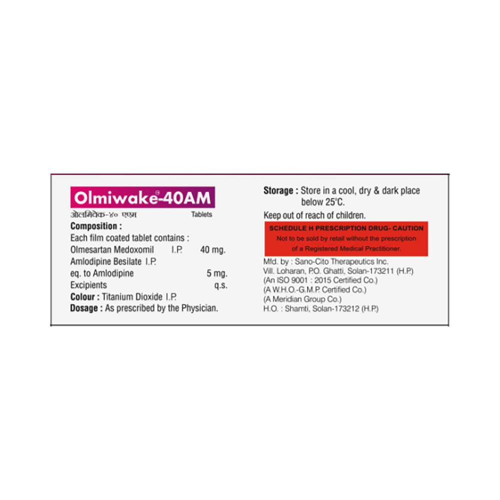 Olmiwake 40AM Tablet - Image 2