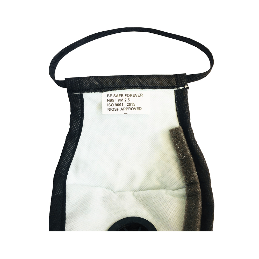 BESAFE Forever Fresho N95 PM2.5 Anti Pollution Mask Black - Image 3