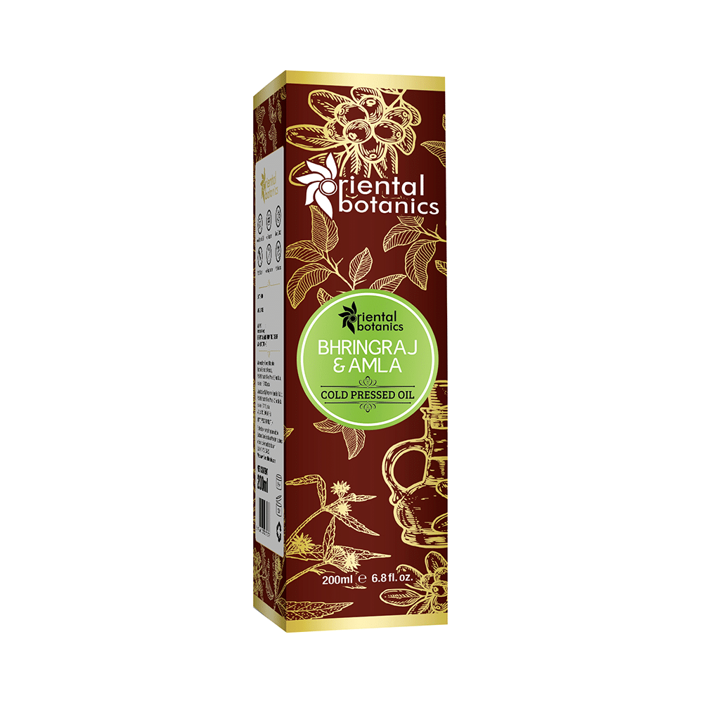 Oriental Botanics Bhringraj & Amla Cold Pressed Oil - Image 1