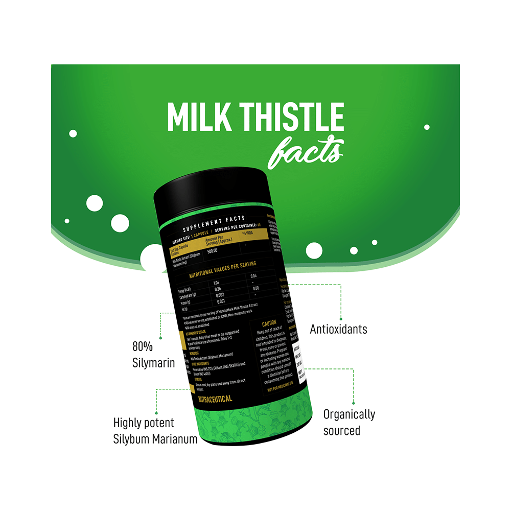 Muscle Monk Milk Thistle Capsule - Image 2