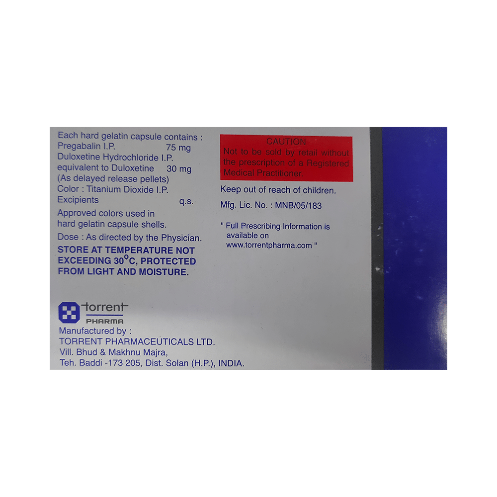 Pregaba-D 75/30 Capsule DR - Image 2