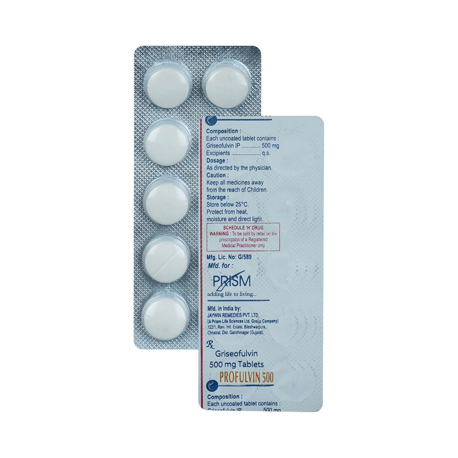 Profulvin 500 Tablet