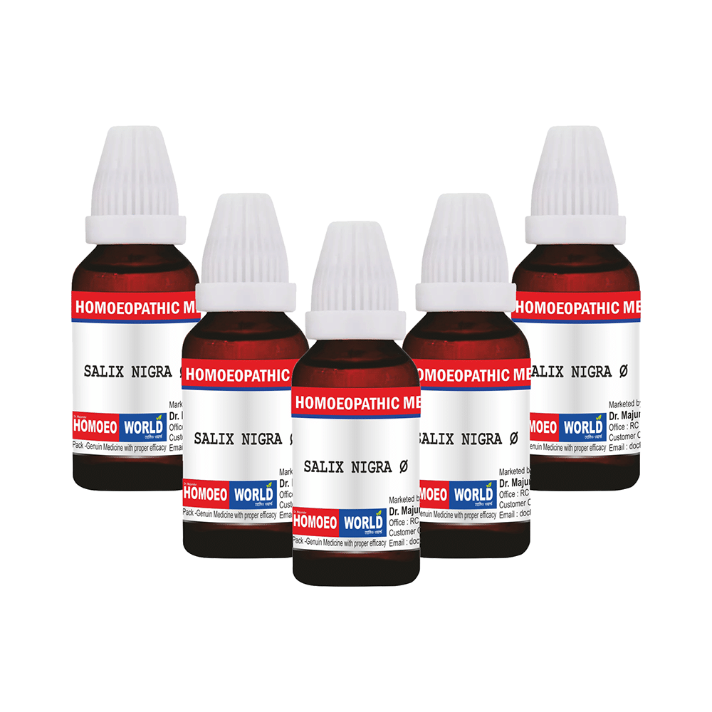 Dr. Majumder Homeo World Salix Nigra Mother Tincture (30ml Each) Q - Image 1