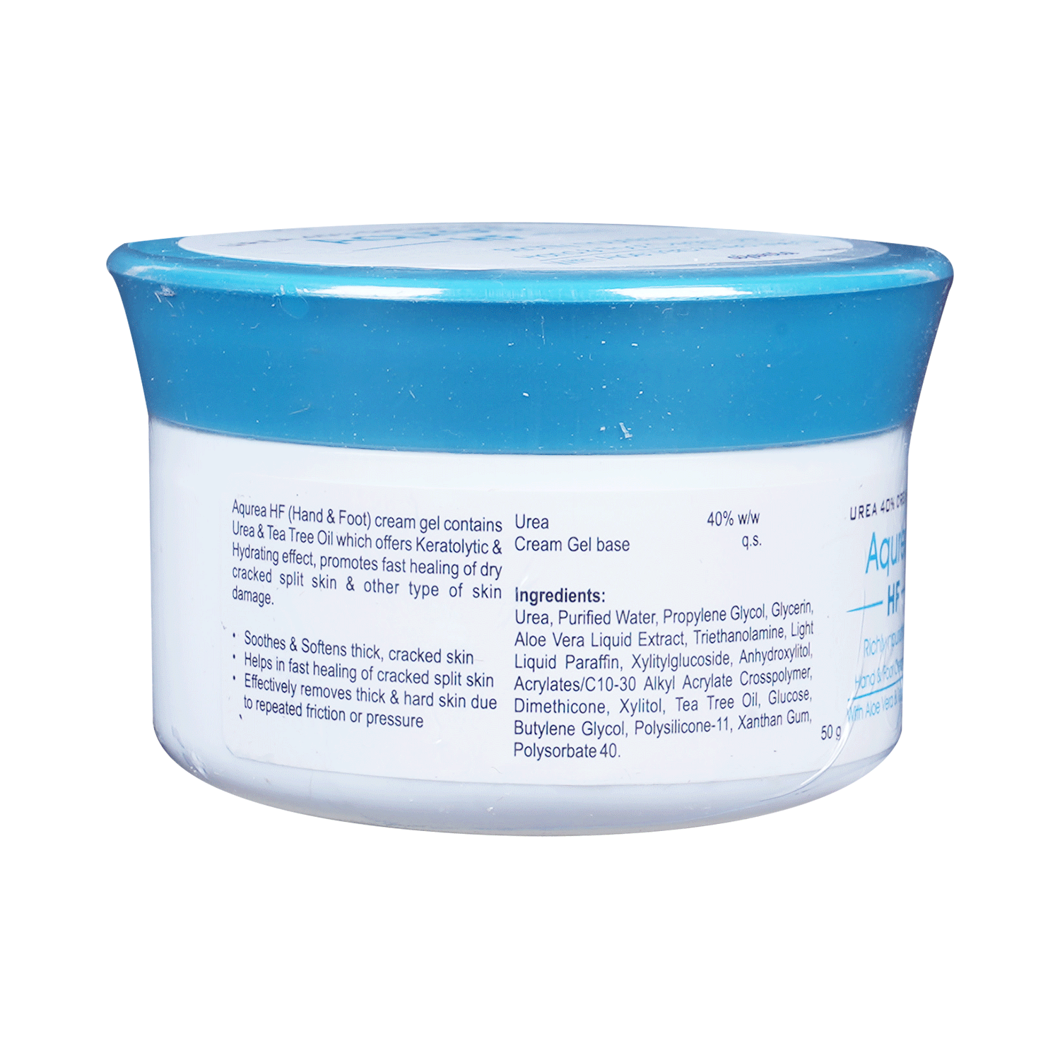 Aqurea-HF Urea 40% Hand & Foot Cream Gel - Image 6