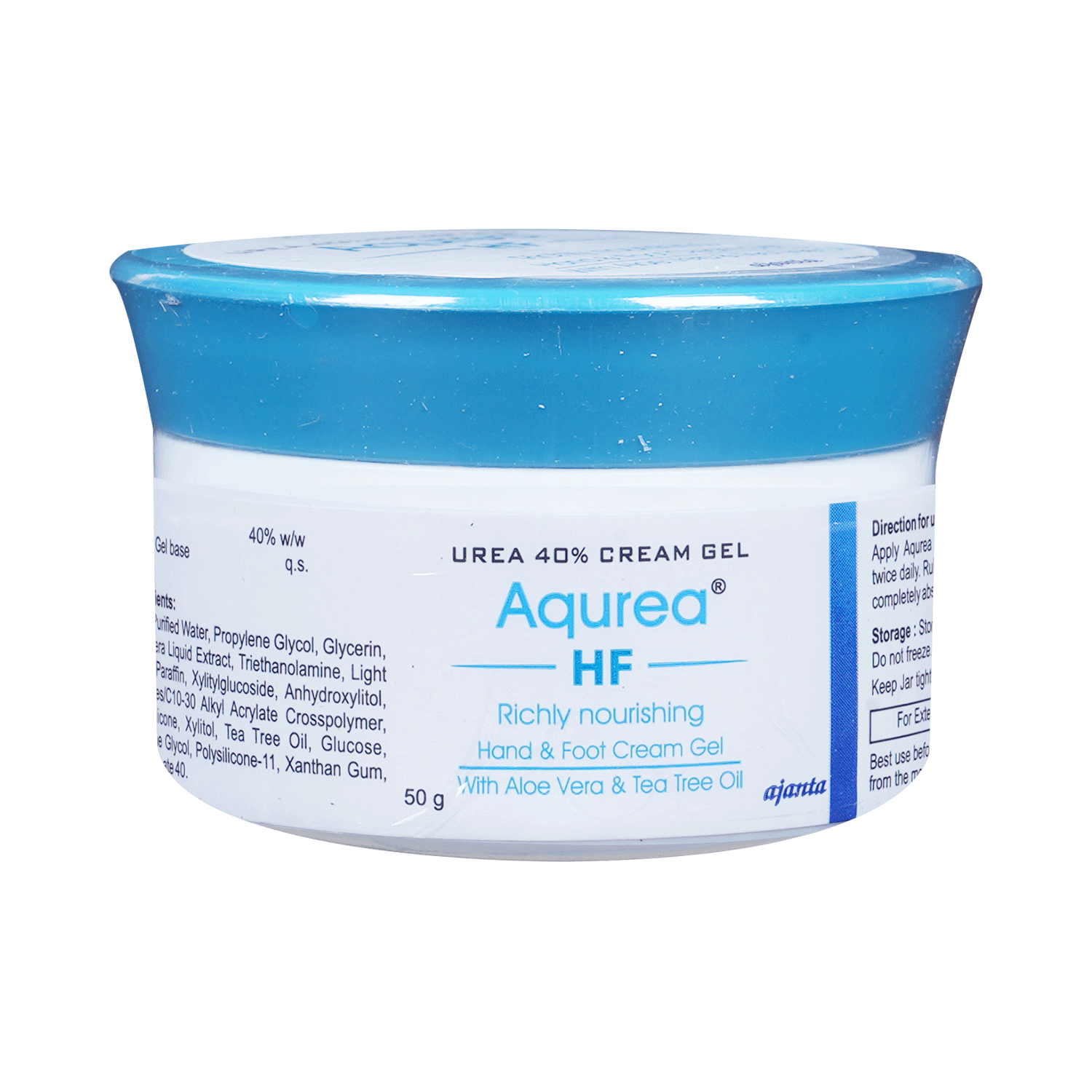 Aqurea-HF Urea 40% Hand & Foot Cream Gel - Image 4