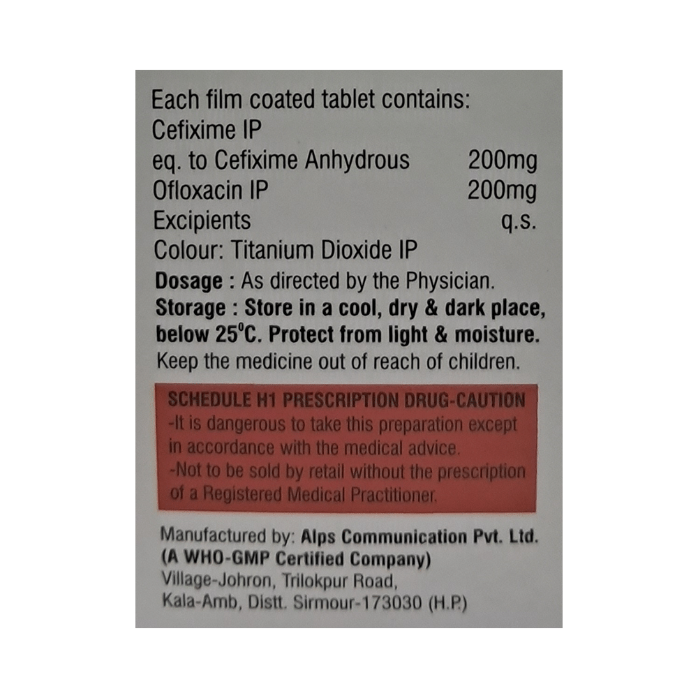 Ceprax-O Tablet - Image 2