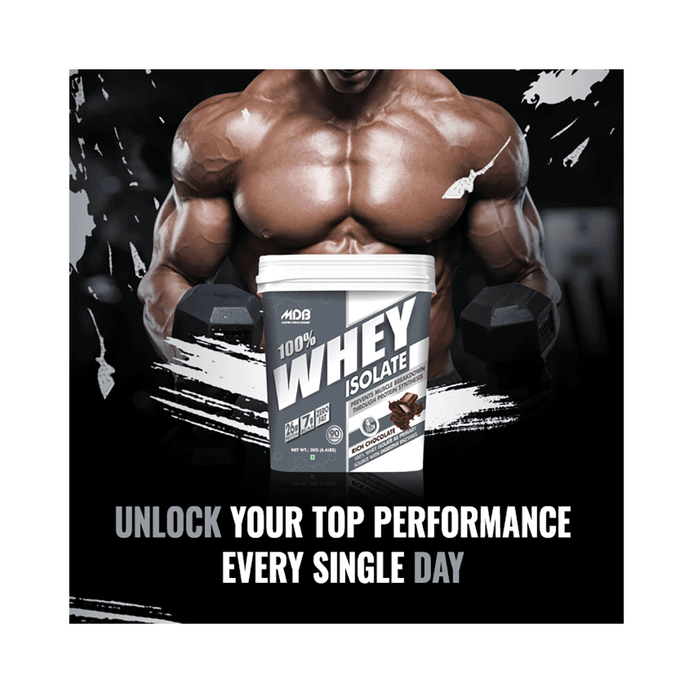 MDB Master Dream Bodies 100% Whey Isolate Strawberry - Image 7