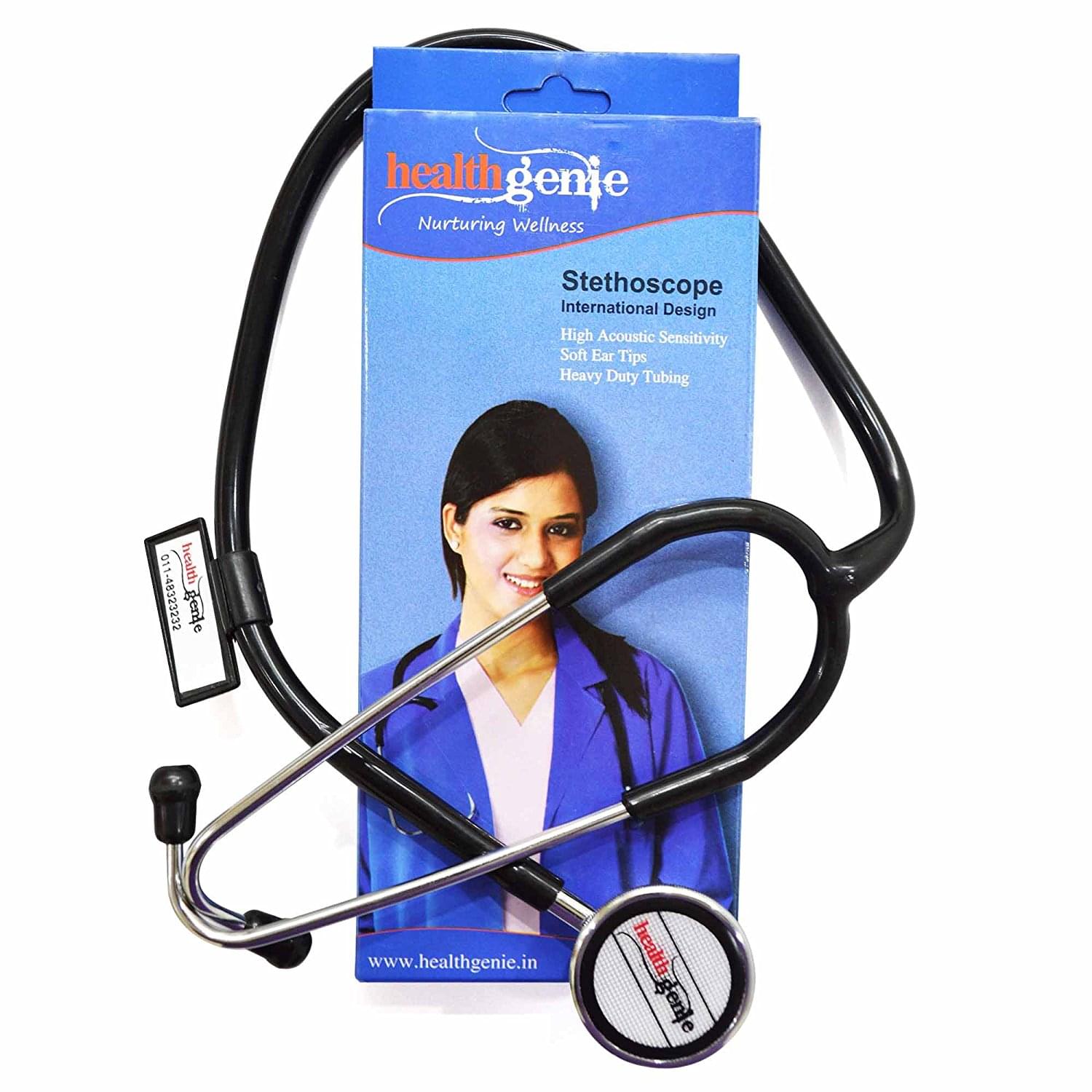 Healthgenie HG-206B Dual Child Stethoscope Black