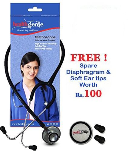 Healthgenie HG-206B Dual Child Stethoscope Black - Image 5