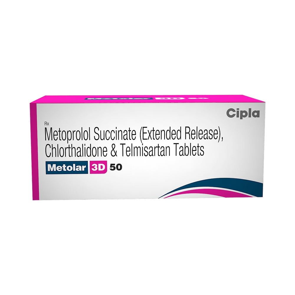 Metolar 3D 50 Tablet ER - Image 1