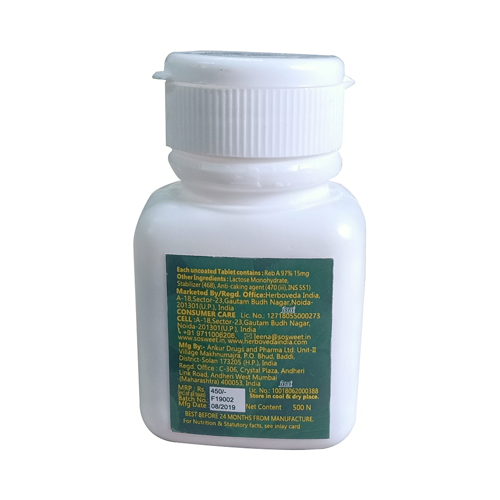 So Sweet Stevia Natural Sweetener for Diabetics | Zero Calorie | Tablet - Image 2