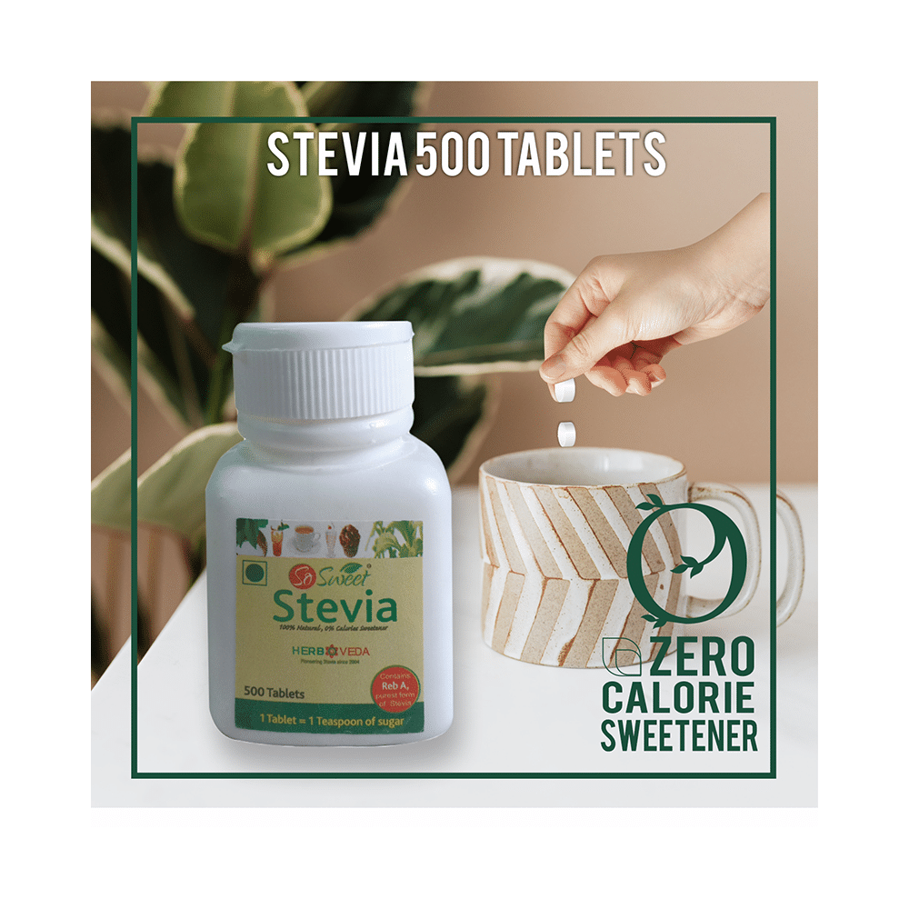 So Sweet Stevia Natural Sweetener for Diabetics | Zero Calorie | Tablet - Image 4