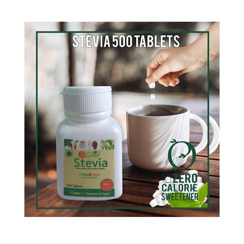 So Sweet Stevia Natural Sweetener for Diabetics | Zero Calorie | Tablet - Image 3