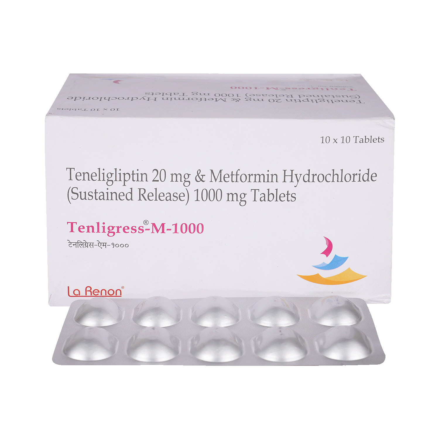 Tenligress-M 1000mg/20mg Tablet