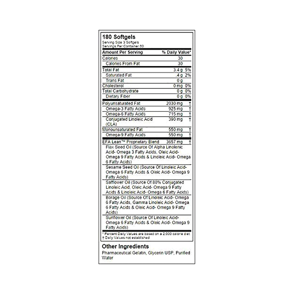 Labrada Nutrition EFA Lean Gold Softgel Capsules - Image 2