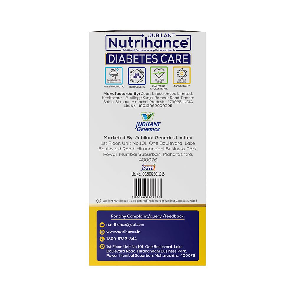 Jubilant Nutrihance Diabetes Care Sachet (35gm Each) | Gluten Free | Flavour Mango Badam - Image 3