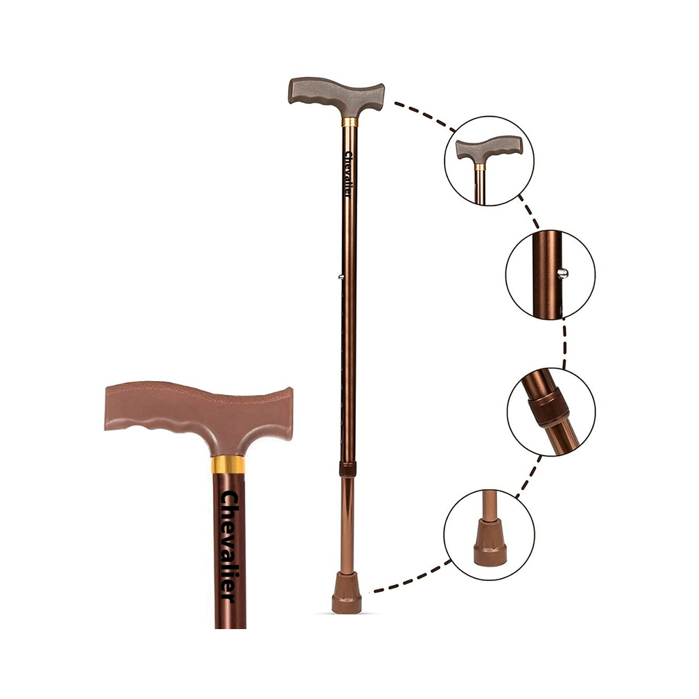 Chevalier Adjustable Walking Stick Aluminium Bronze - Image 4