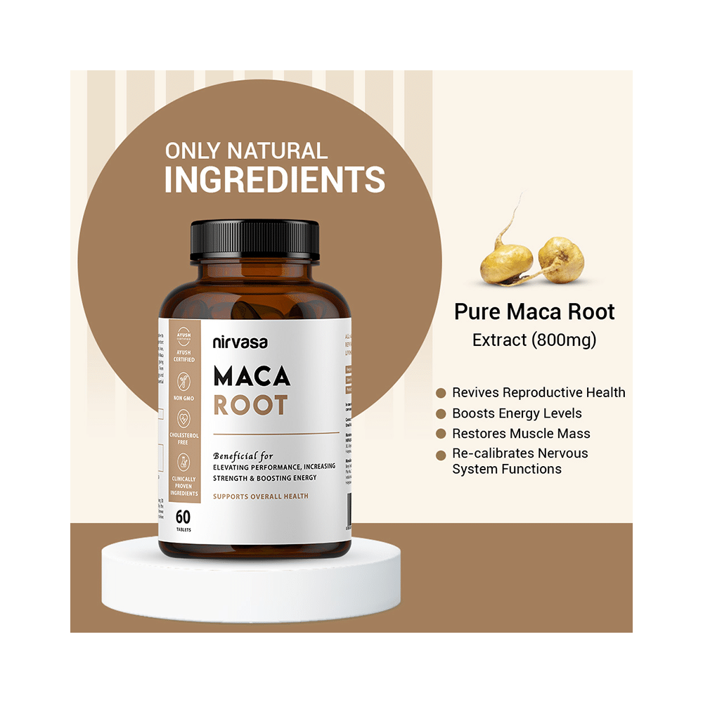 Nirvasa Maca Root Tablet (60 Each) - Image 4