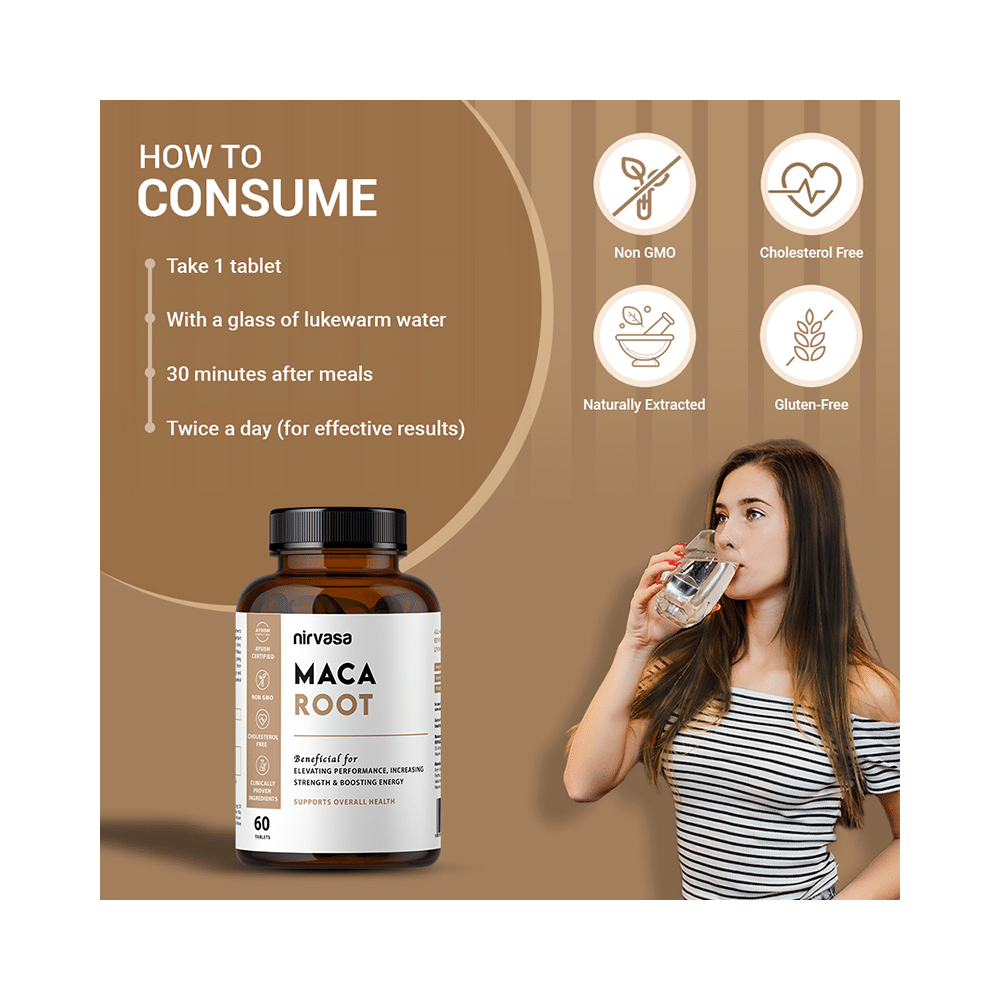 Nirvasa Maca Root Tablet (60 Each) - Image 6