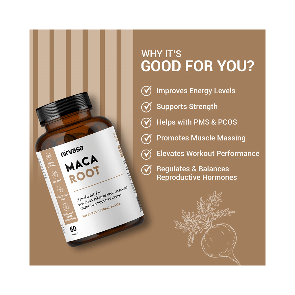 Nirvasa Maca Root Tablet (60 Each) - Image 5