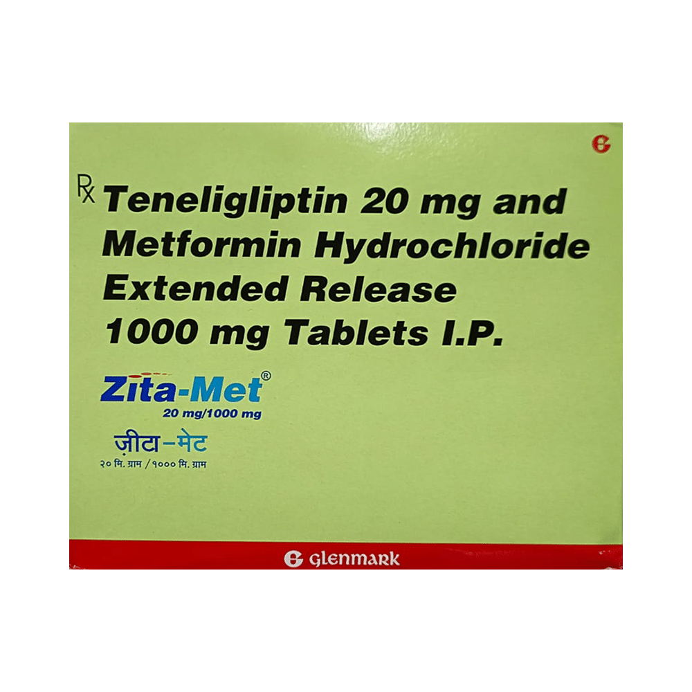 Zita-Met 1000mg/20mg Tablet ER - Image 1