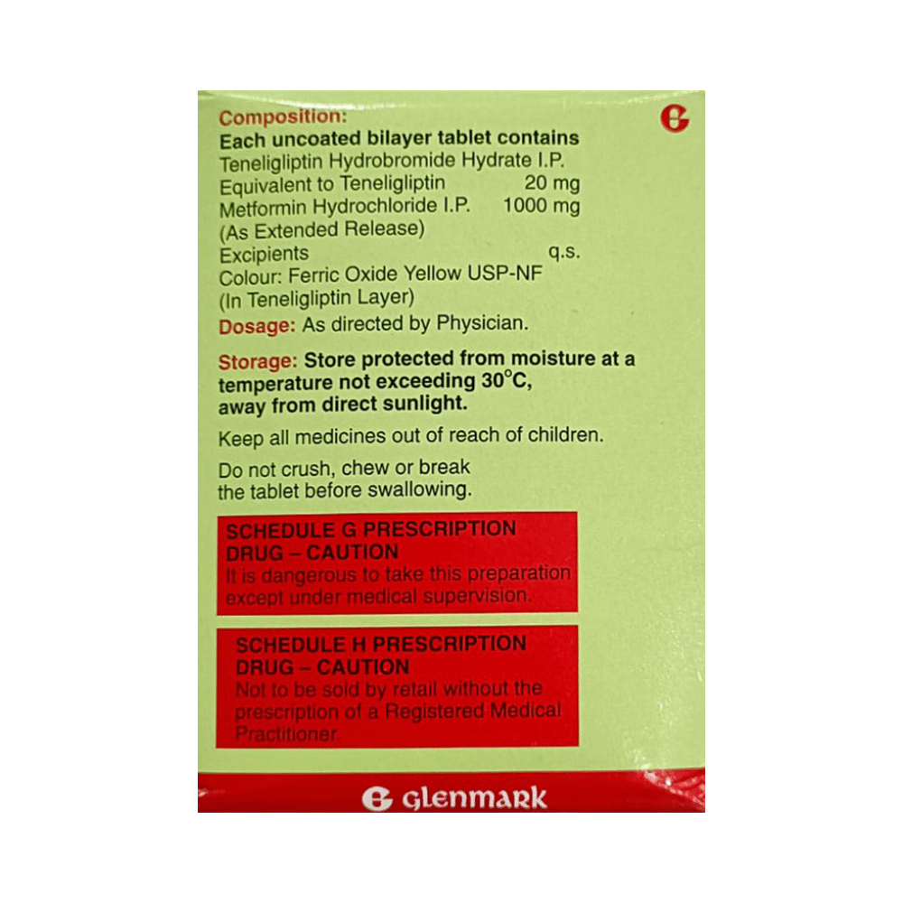 Zita-Met 1000mg/20mg Tablet ER - Image 3