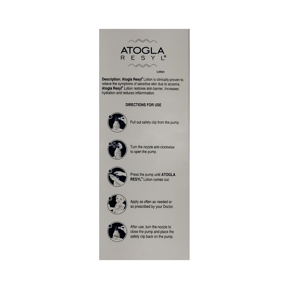 Atogla Resyl Moisturising Lotion for Sensitive Skin | Paraben-Free - Image 2