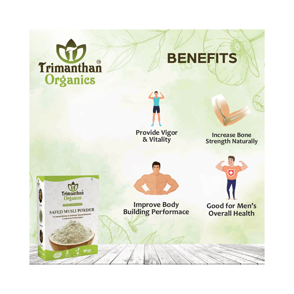 Trimanthan Organics Premium Quality Safed Musli Powder - Image 3