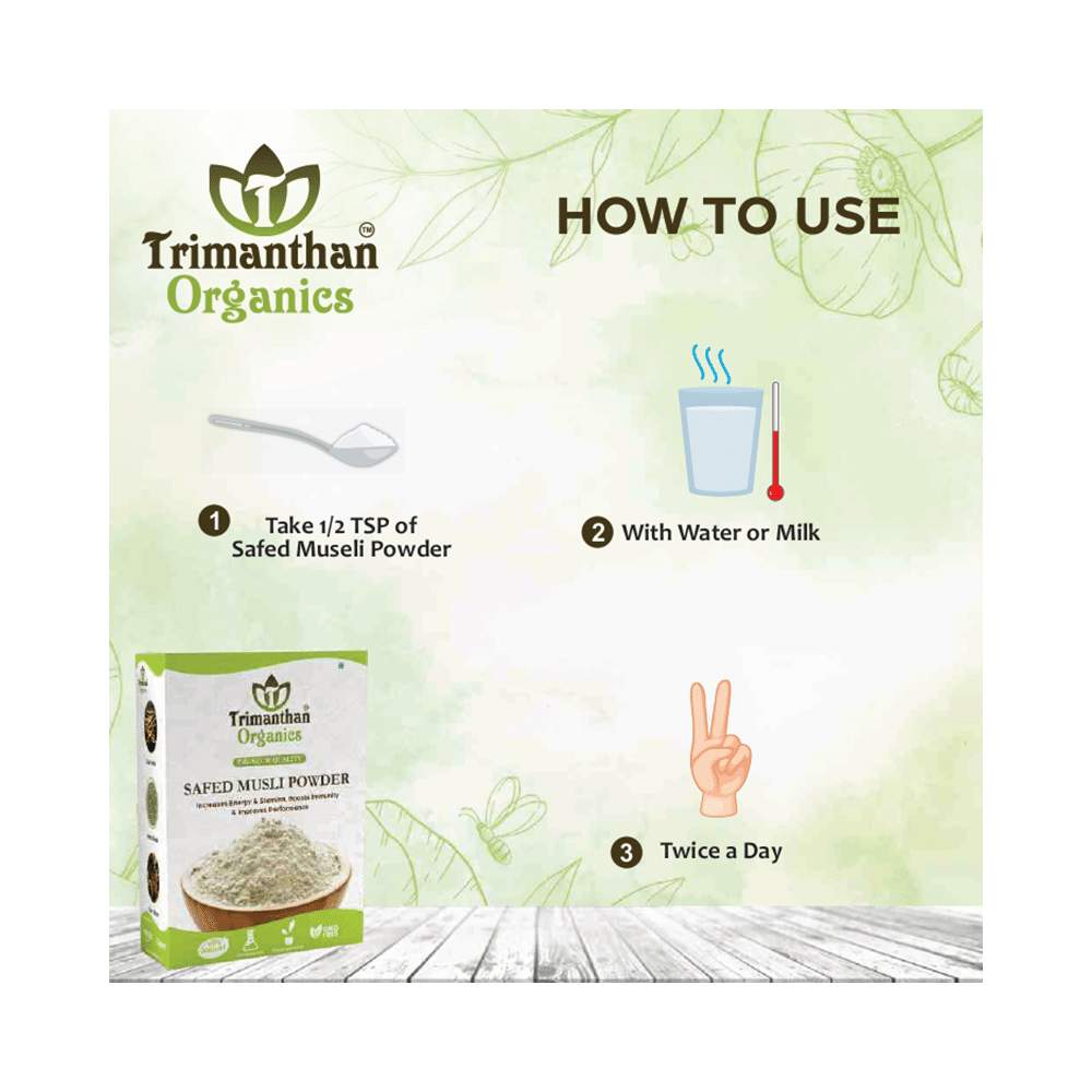 Trimanthan Organics Premium Quality Safed Musli Powder - Image 4