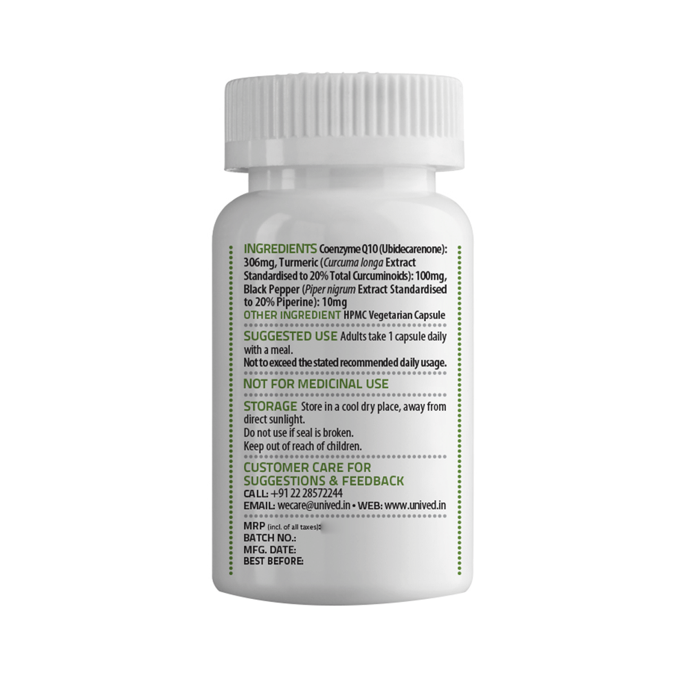 Unived CurQ10 Vegan Capsule - Image 2