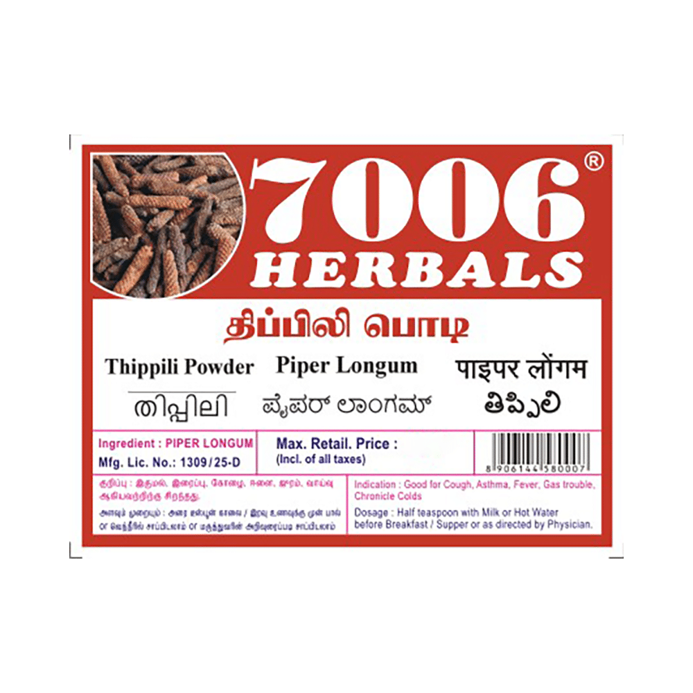 7006 Herbals Thippili Powder - Image 4