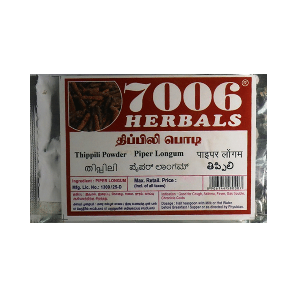 7006 Herbals Thippili Powder - Image 1