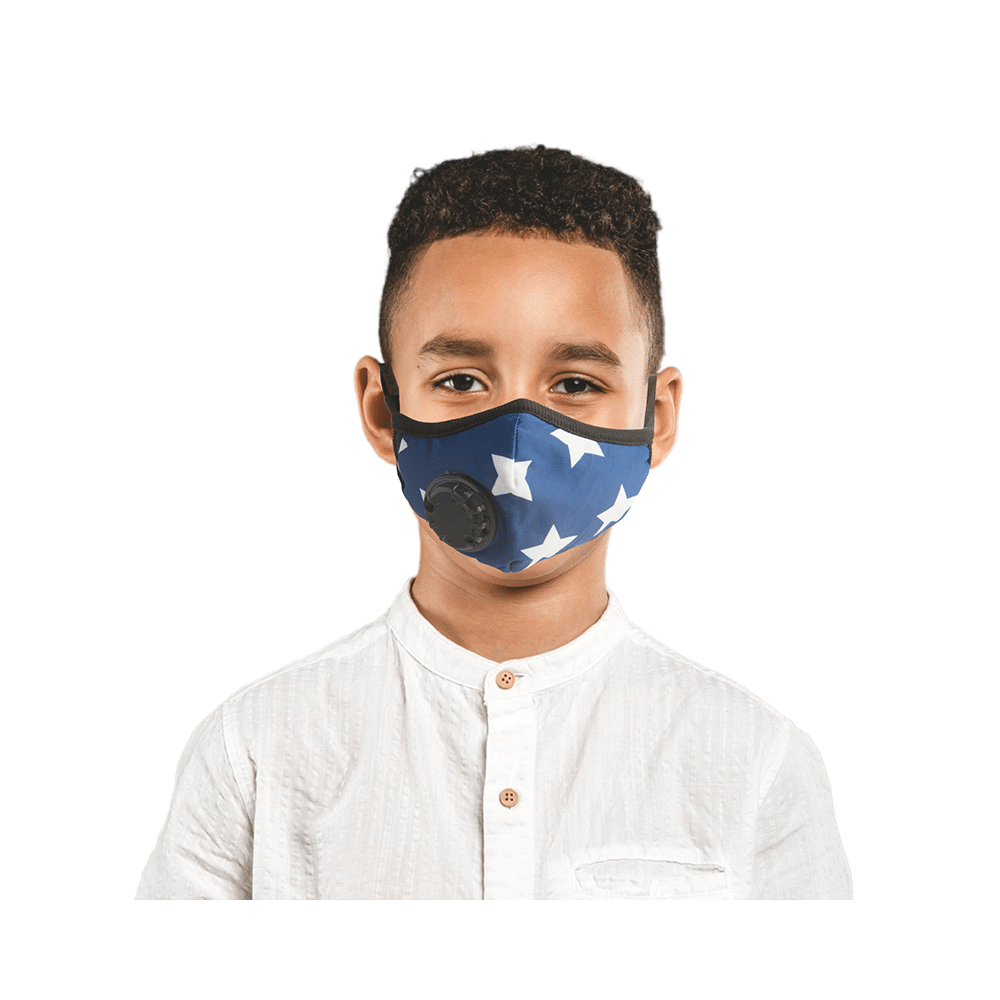 Advind Healthcare Smog-Guard N99 Pollution Mask for Kids Star Design with One Valve - Image 3