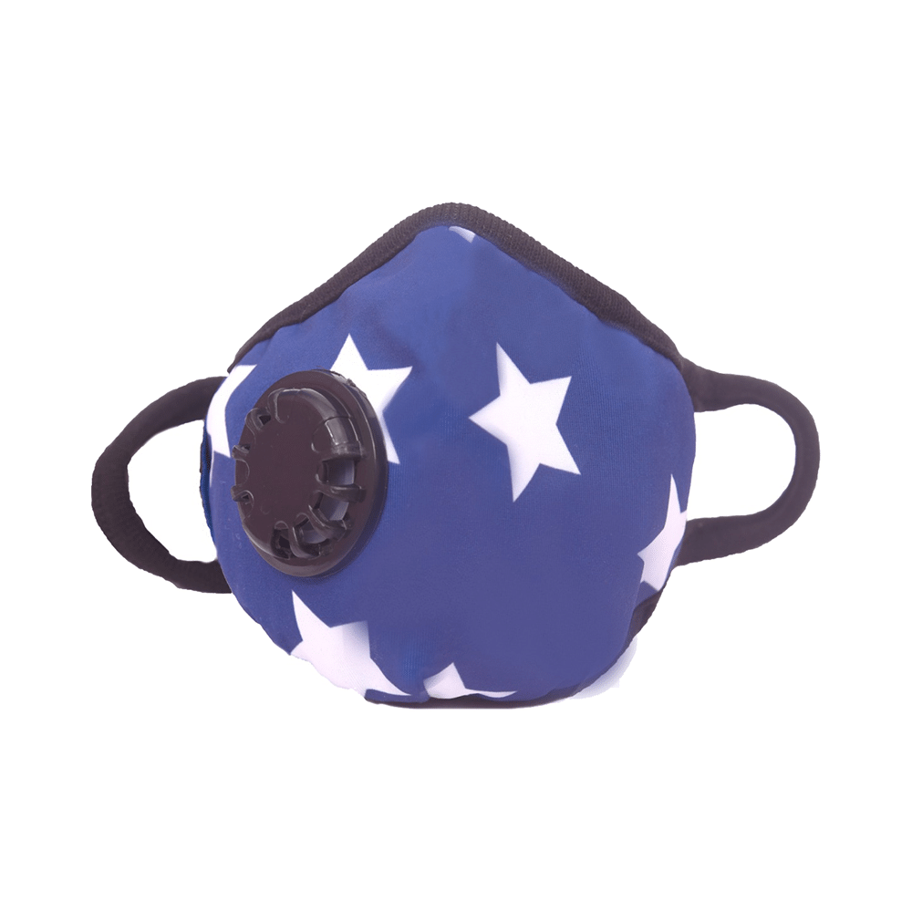 Advind Healthcare Smog-Guard N99 Pollution Mask for Kids Star Design with One Valve - Image 2