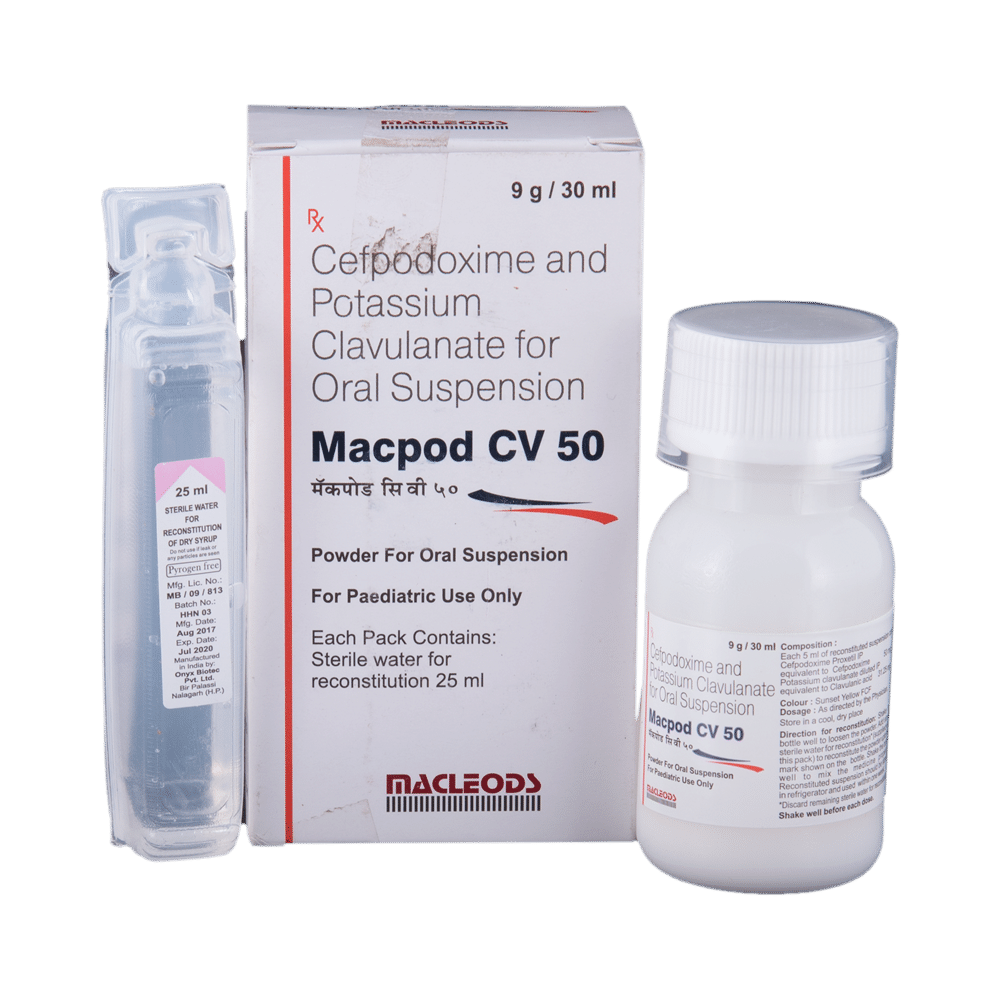 Macpod CV 50 Powder for Oral Suspension - Image 1
