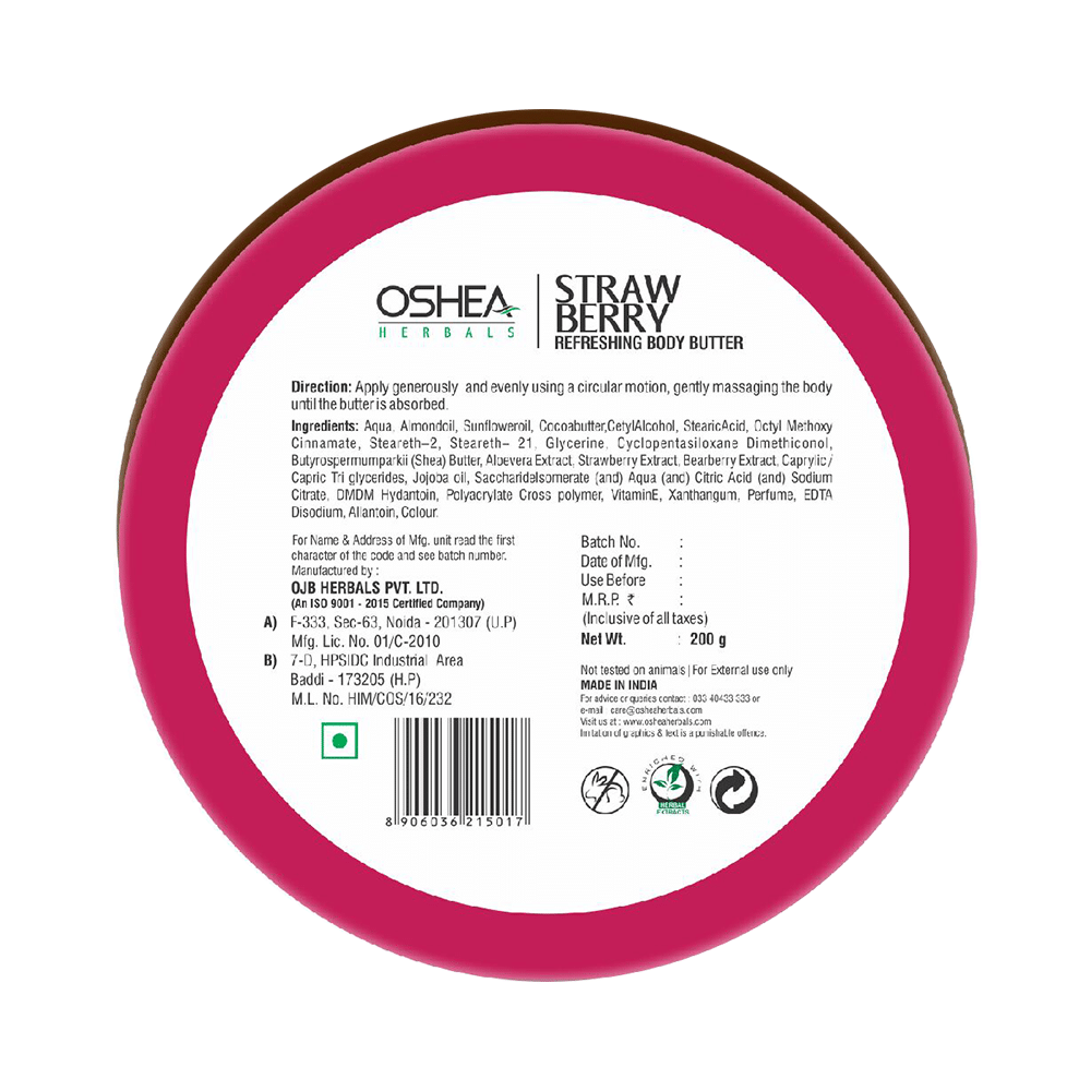 Oshea Herbals Body Butter Strawberry - Image 2