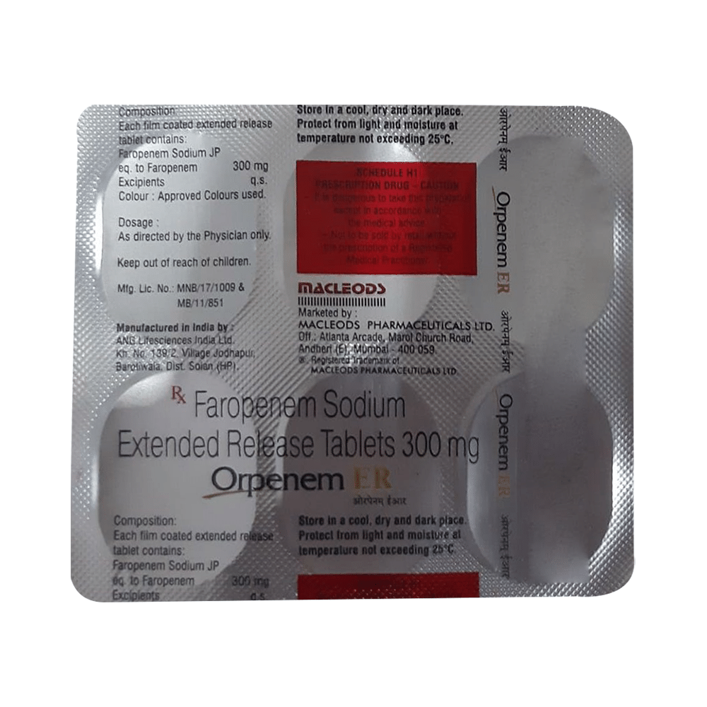 Orpenem 300mg Tablet ER - Image 3