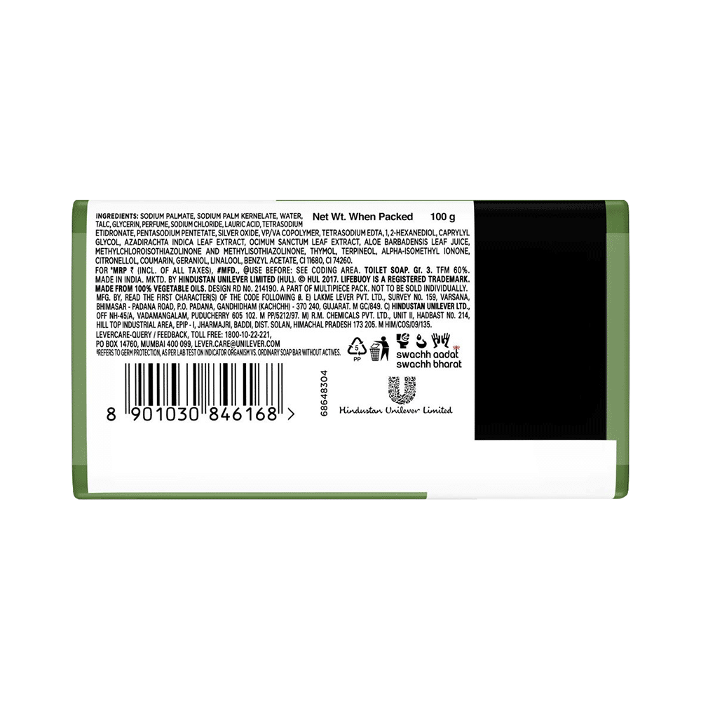 Lifebuoy Neem & Aloe Vera Soap (100gm Each) - Image 2