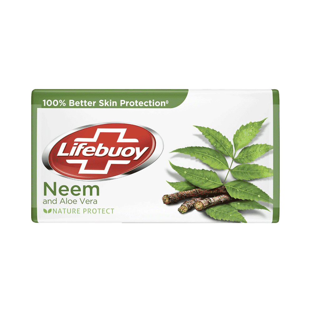 Lifebuoy Neem & Aloe Vera Soap (100gm Each) - Image 1