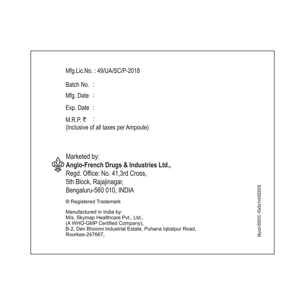 Mycol 500 Injection - Image 3