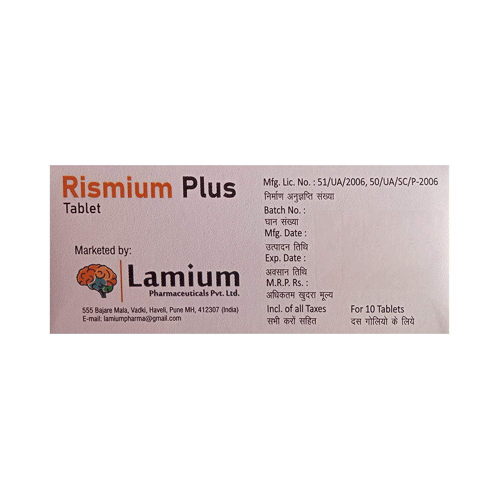 Rismium Plus Tablet - Image 3
