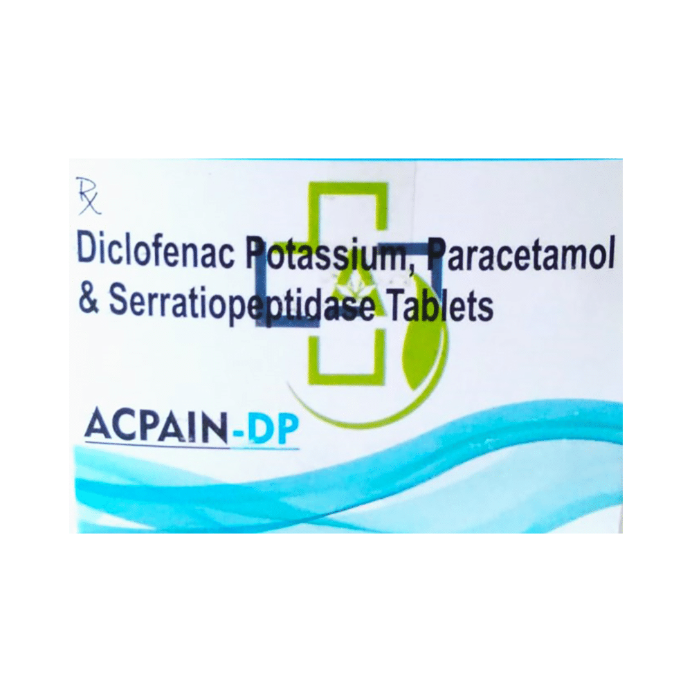Acpain DP 50mg/325mg/15mg Tablet - Image 1