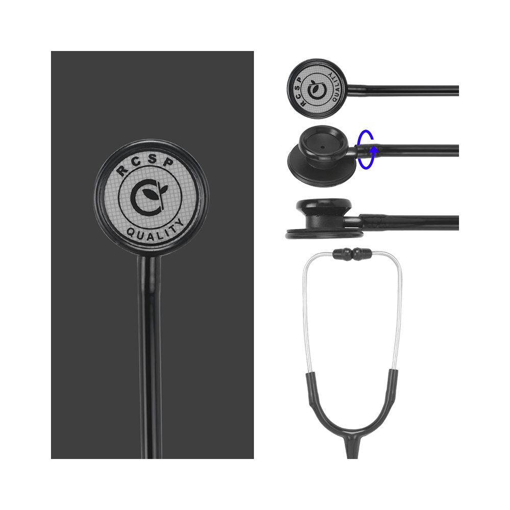 RCSP Dual Head Stethoscope Blackcare Plus - Image 3