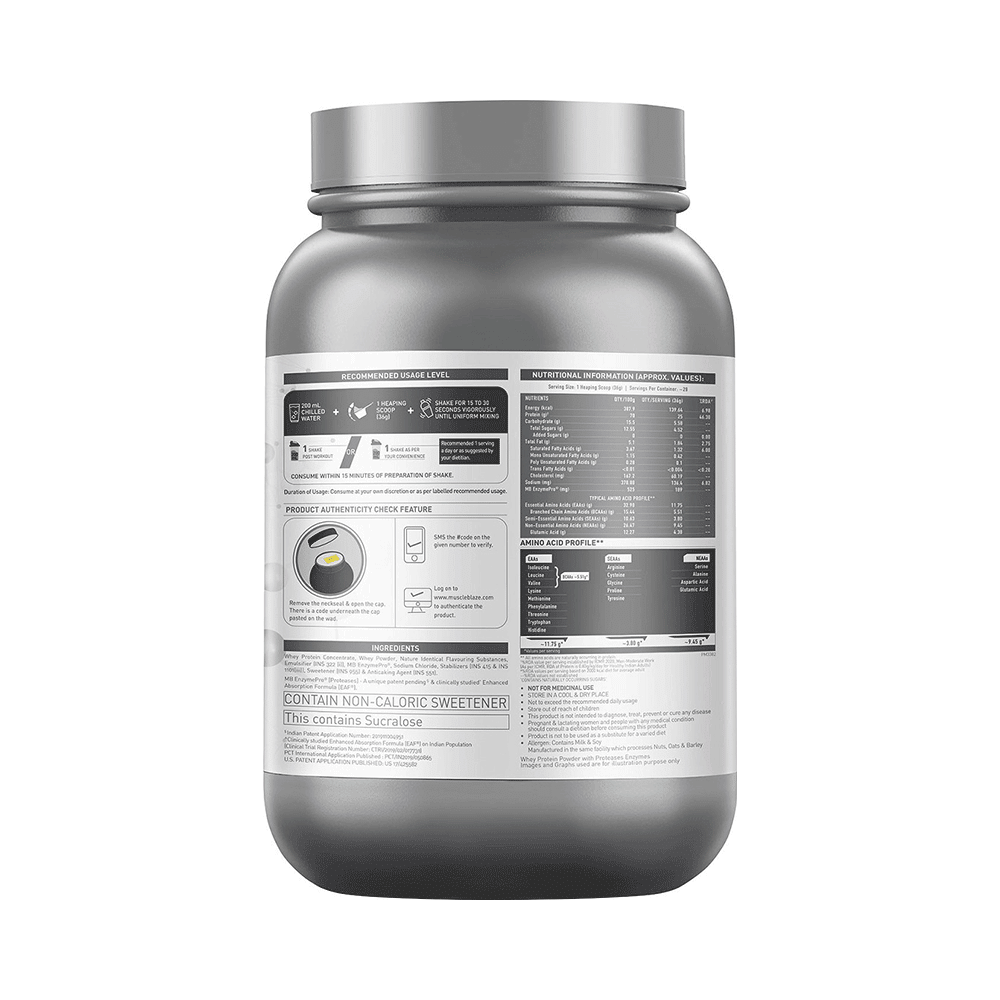 MuscleBlaze MuscleBlaze Biozyme Performance Whey Protein | For Muscle Gain | Improves Protein Absorption | Nutrition Care Powder French Vanilla Creme - Image 8