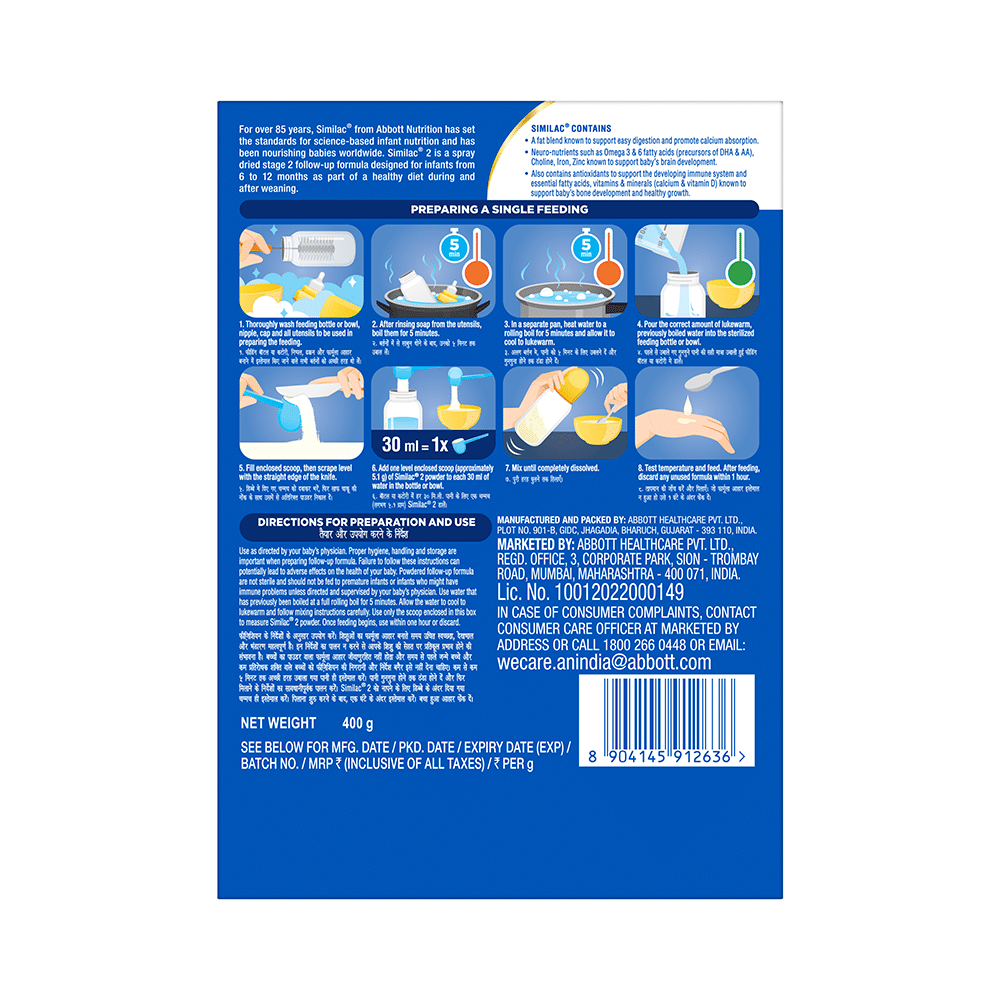 Similac Stage 2 Follow-Up Formula (6 to 12 months) - Image 2