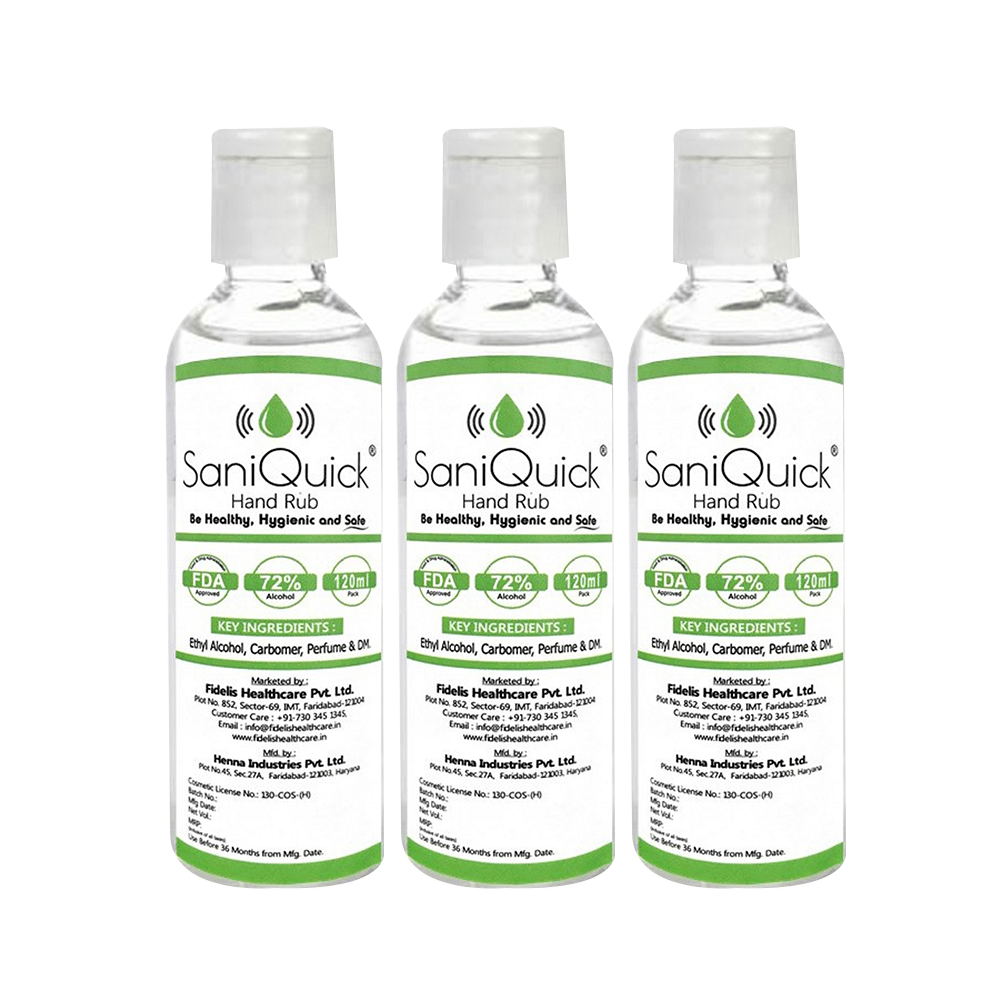 SaniQuick Hand Rub (100ml Each) - Image 2