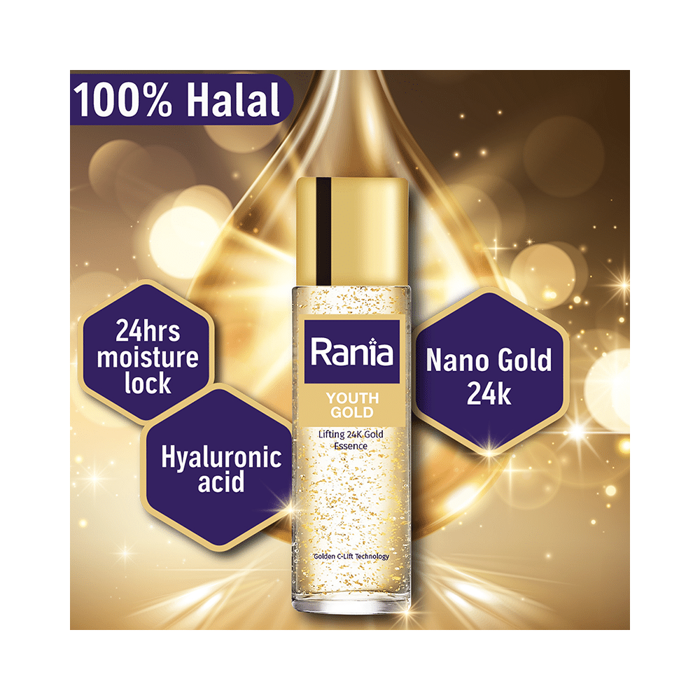 Rania Youth Gold Lifting 24k Gold Essence - Image 5