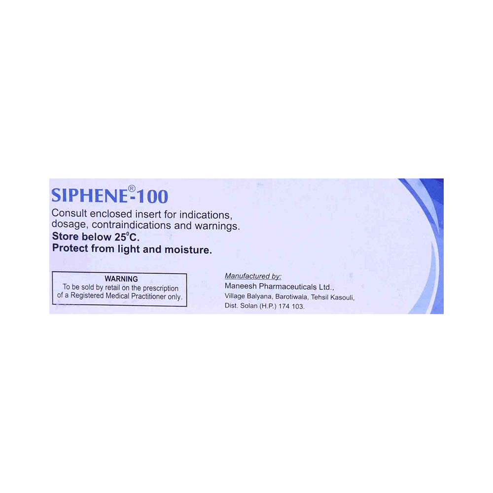 Siphene 100 Tablet - Image 2