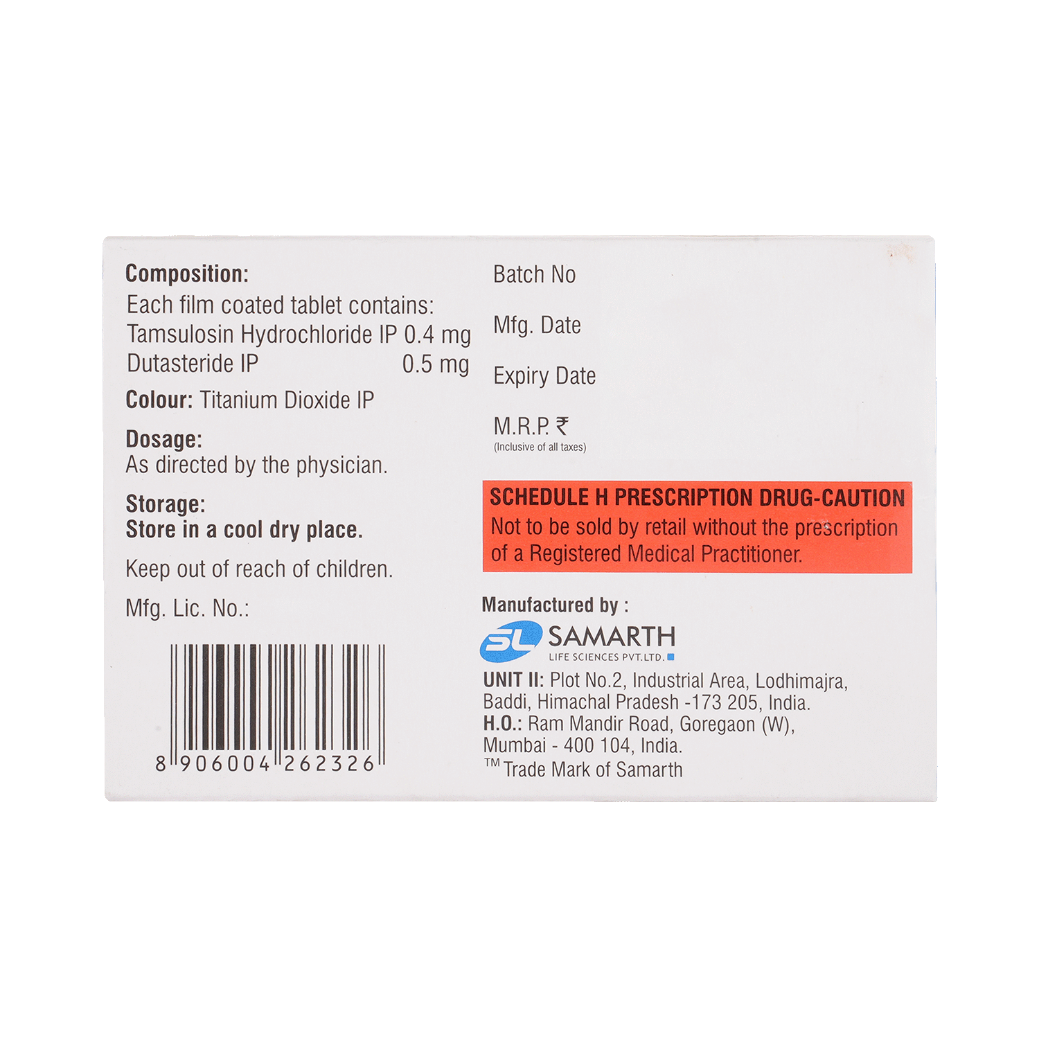 Dutalosin Tablet MR - Image 3